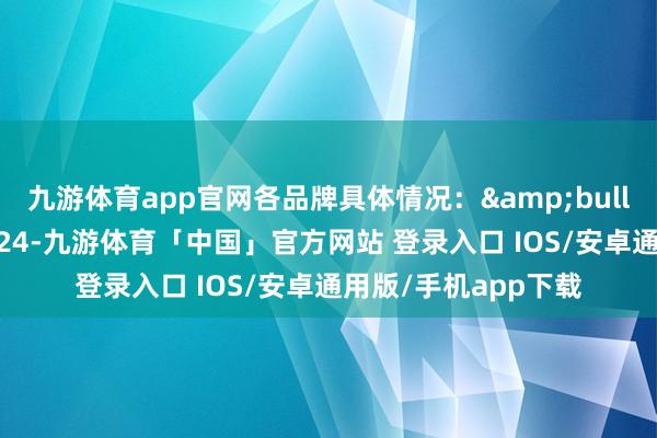 九游体育app官网各品牌具体情况：&bull; 祯祥品牌销量为224-九游体育「中国」官方网站 登录入口 IOS/安卓通用版/手机app下载