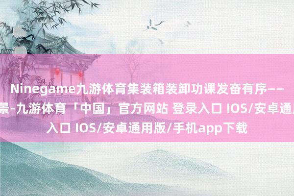 Ninegame九游体育集装箱装卸功课发奋有序——这幅充满活力的图景-九游体育「中国」官方网站 登录入口 IOS/安卓通用版/手机app下载